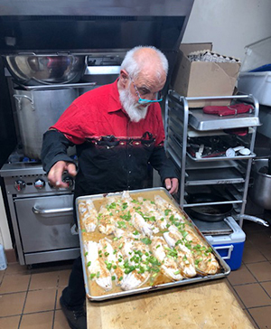 Freshly caught cod - donated by the Monterey Bay Fisheries Trust
